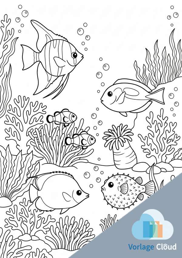 ausmalbilder fisch kostenlos