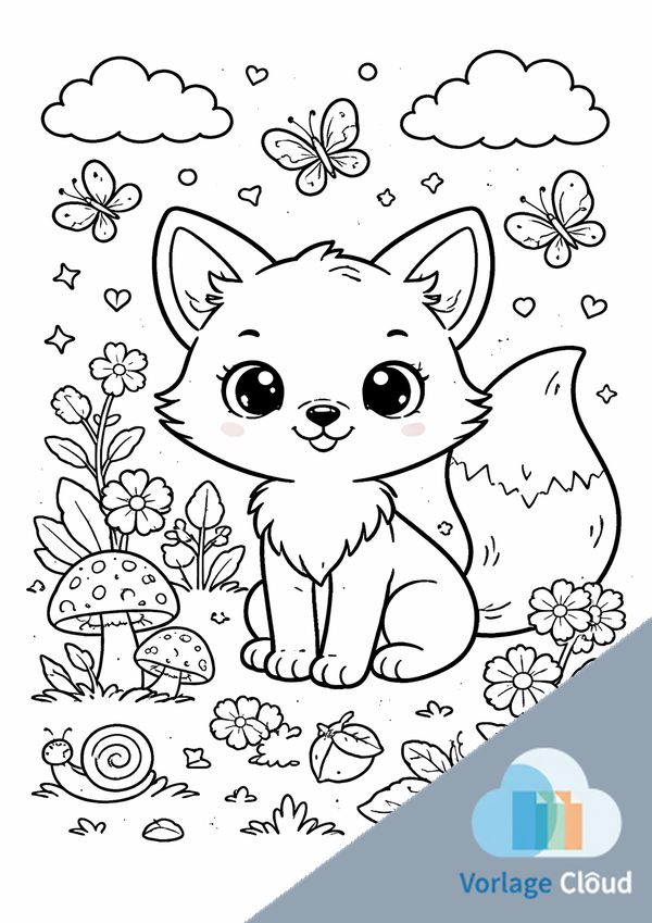 ausmalbilder fuchs zum ausdrucken