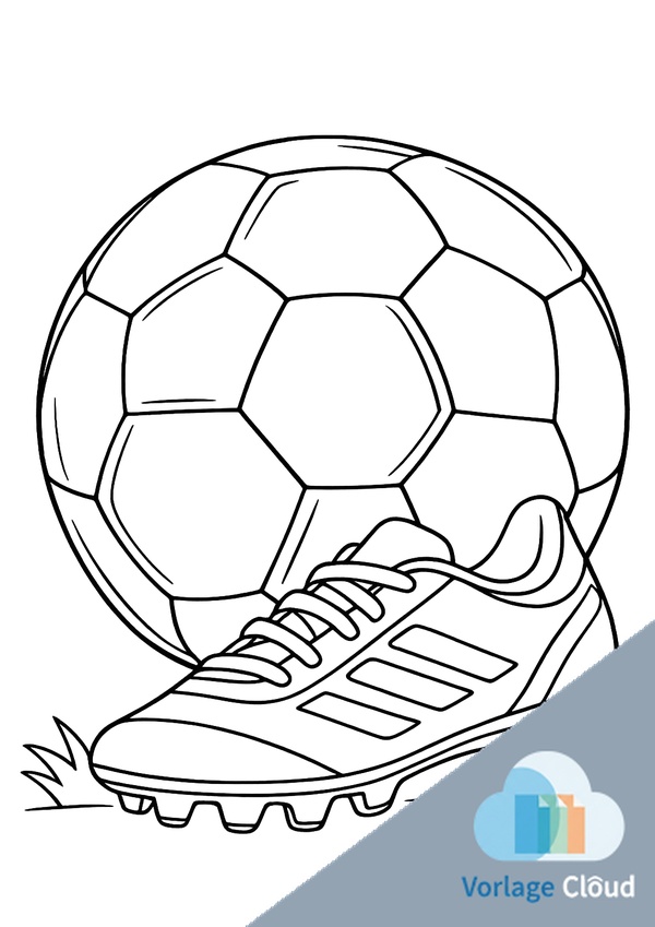 ausmalbilder fussball zum ausdrucken