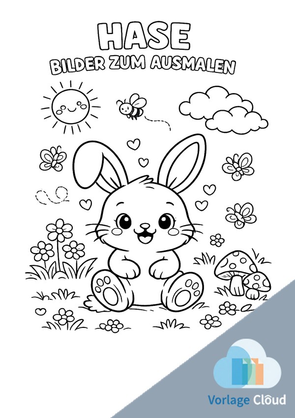 ausmalbilder hase