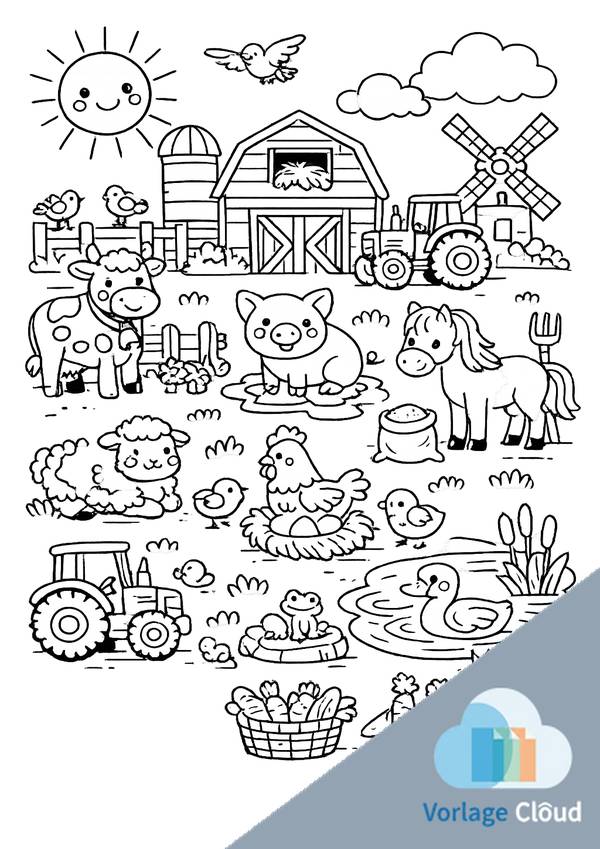 ausmalbilder tiere zum ausdrucken