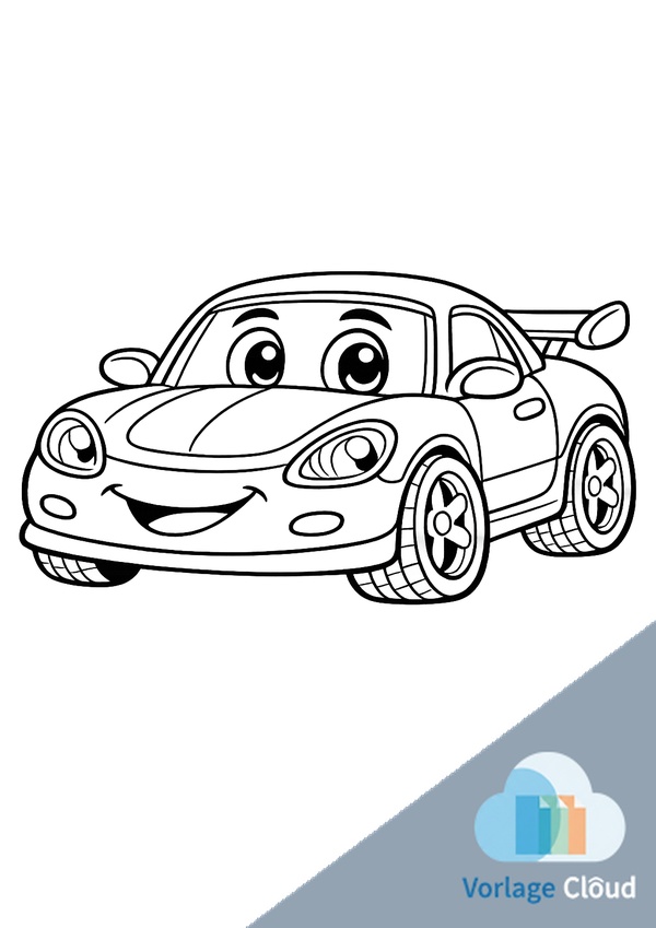 ausmalbilder von autos