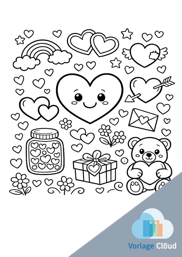 ausmalbilder von herzen zum ausdrucken