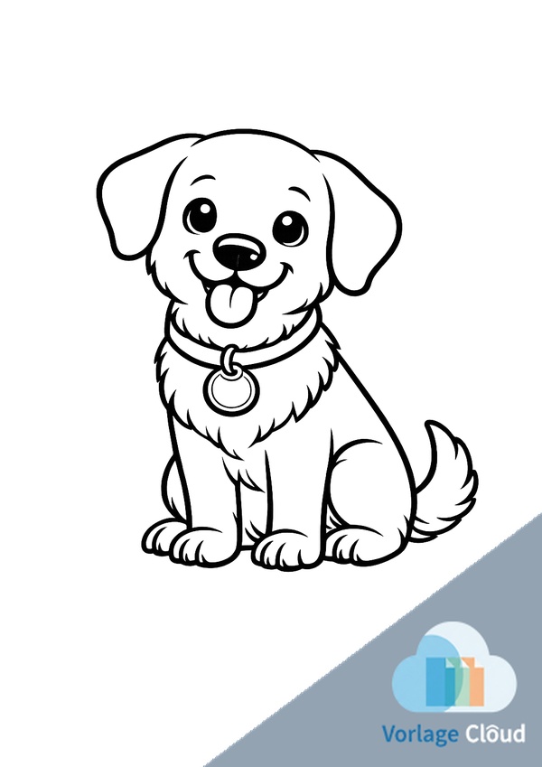 ausmalbilder von hunden