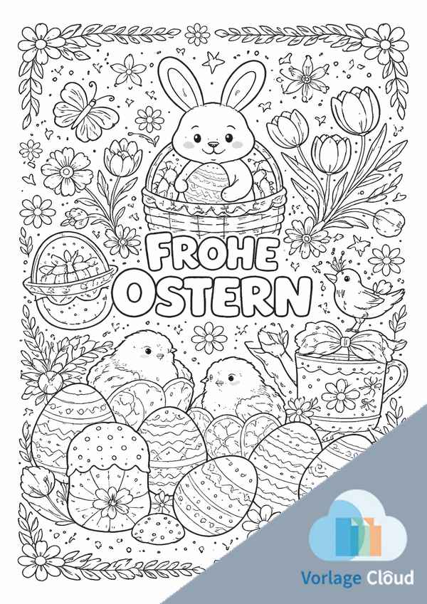 ausmalbilder zu ostern