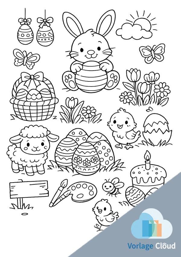 ausmalbilder zum ausdrucken tiere