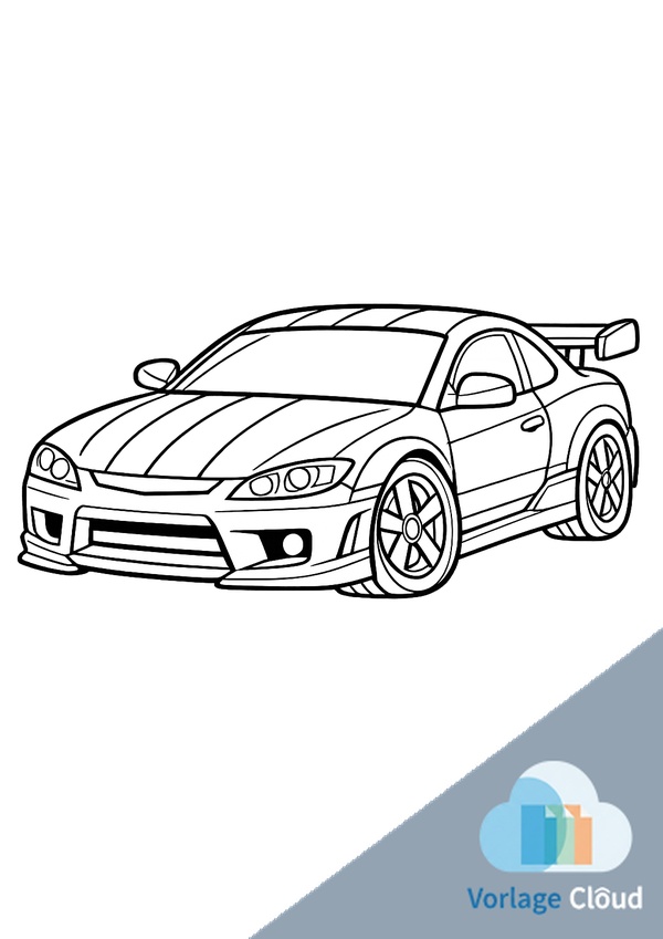 auto ausmalbilder zum ausdrucken