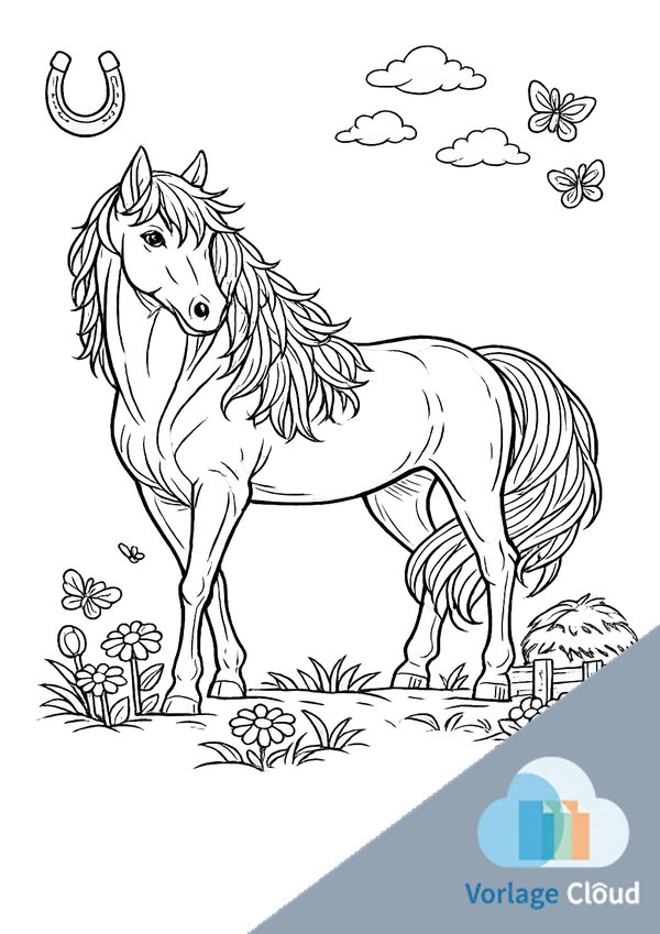 Bilder Von Pferden Zum Ausmalen Wm