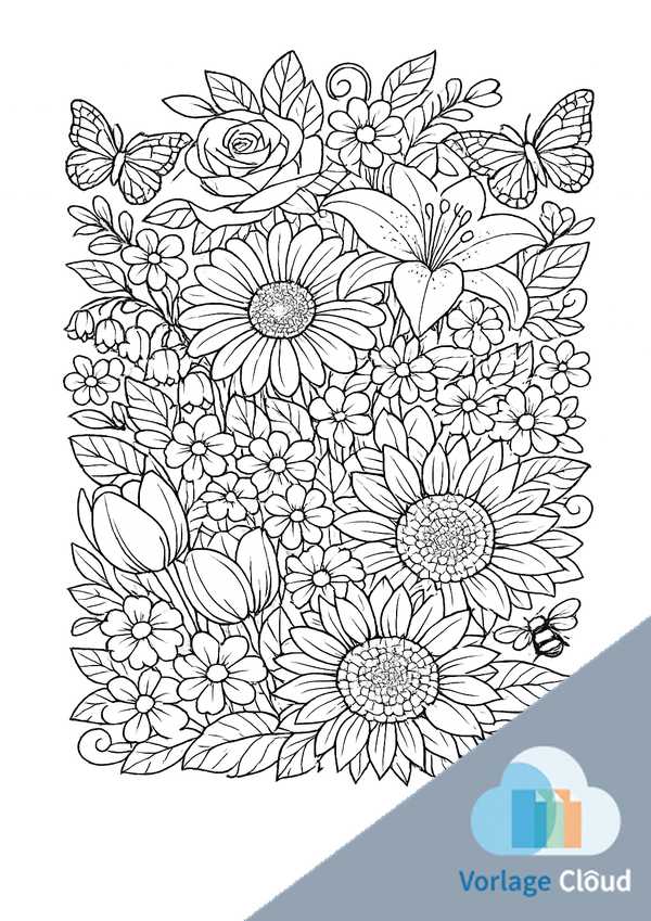 blumen vorlagen zum ausdrucken