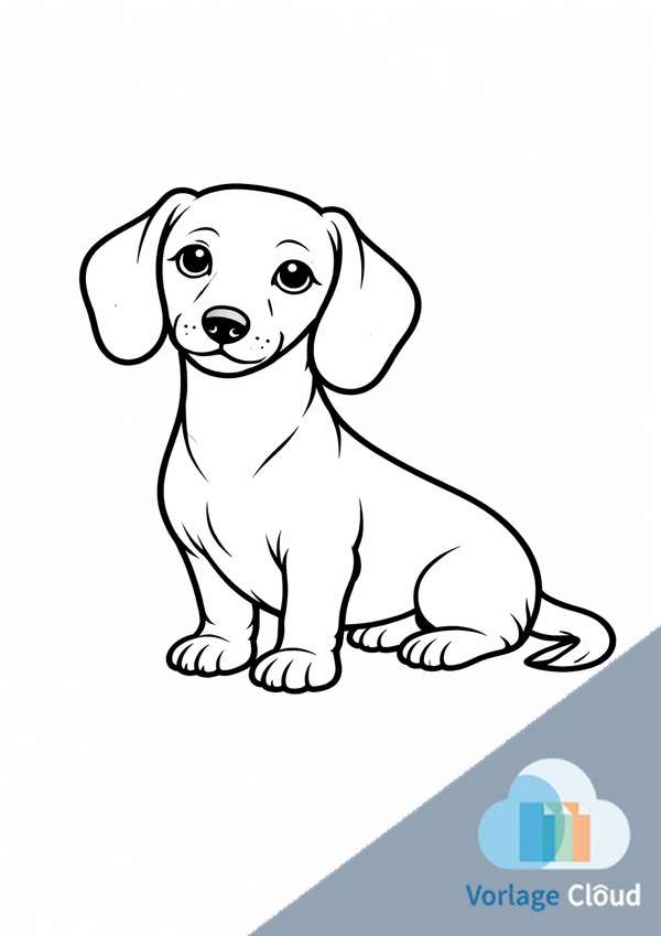 dackel ausmalbilder zum ausdrucken gratis