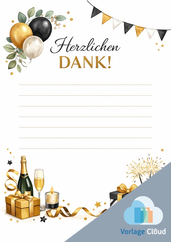 dankeskarte geburtstag