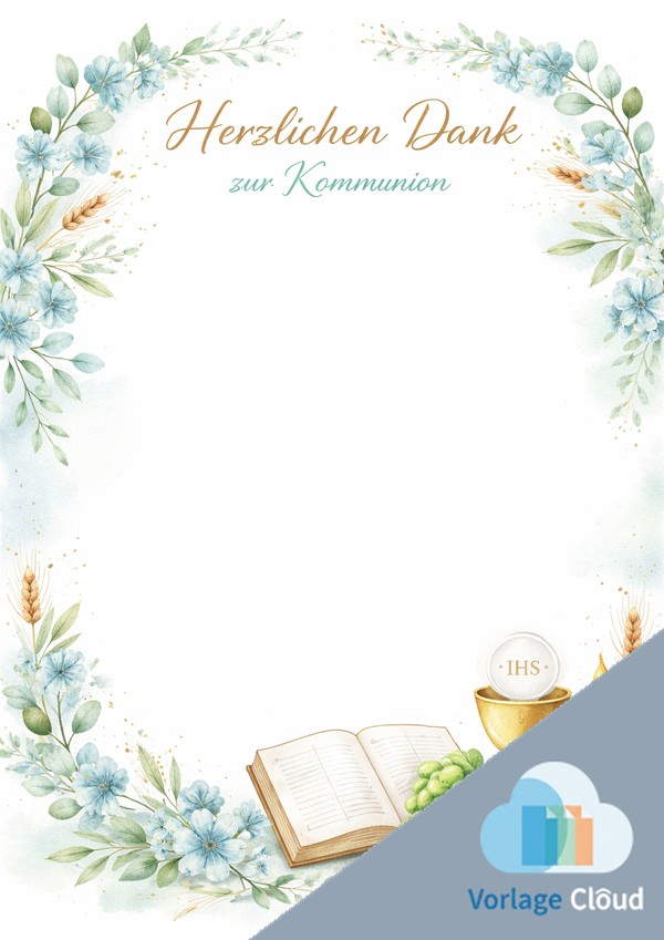 dankeskarten kommunion