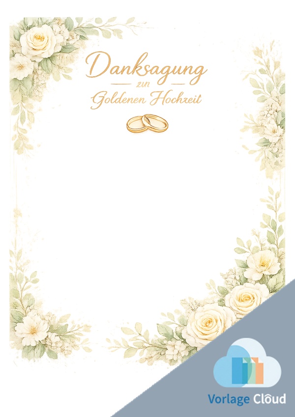 danksagung goldene hochzeit karte ohne bild kostenlos