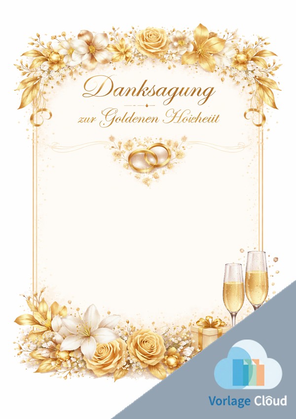 danksagung goldene hochzeit karten ohne bild kostenlos