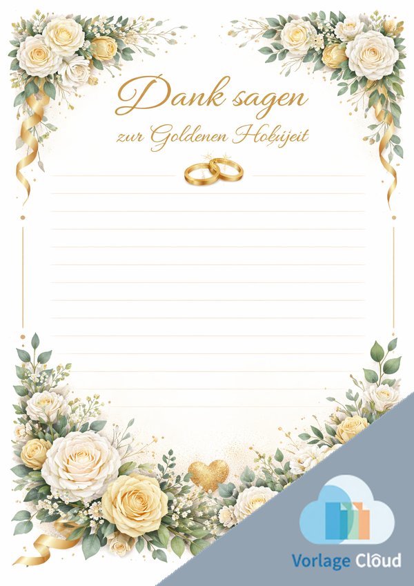 danksagungen goldene hochzeit