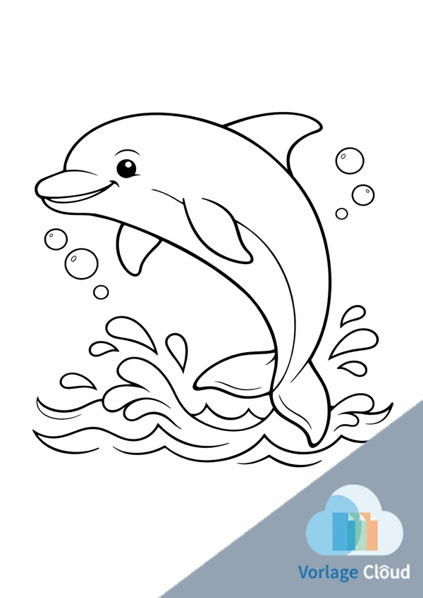 delphin ausmalbilder
