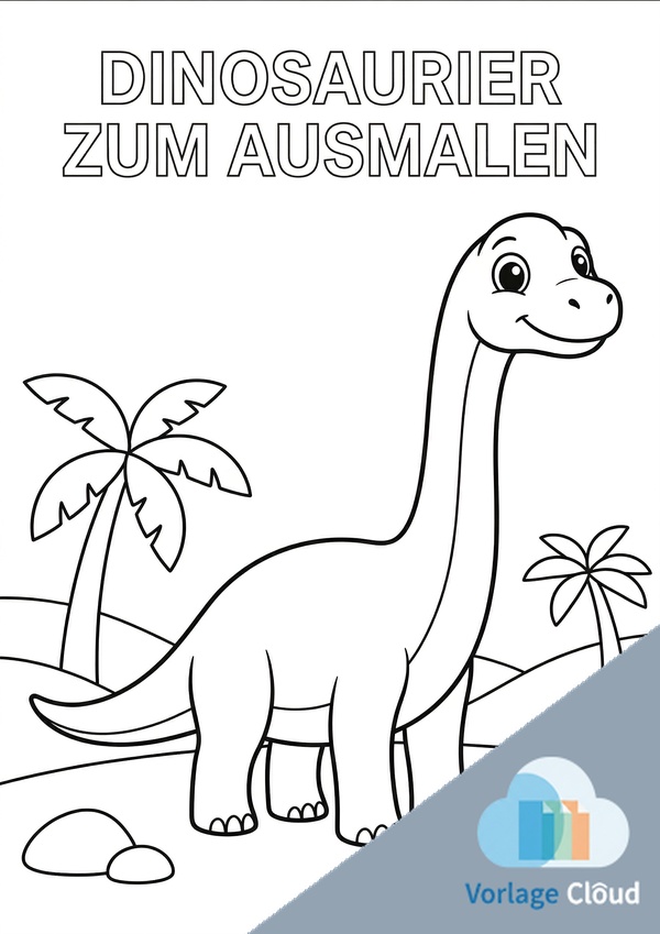 dino ausmalbilder kostenlos