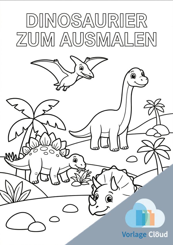 dinosaurier ausmalbilde