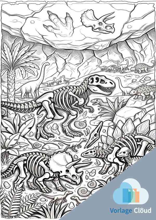 dinosaurier ausmalbilder zum ausmalen