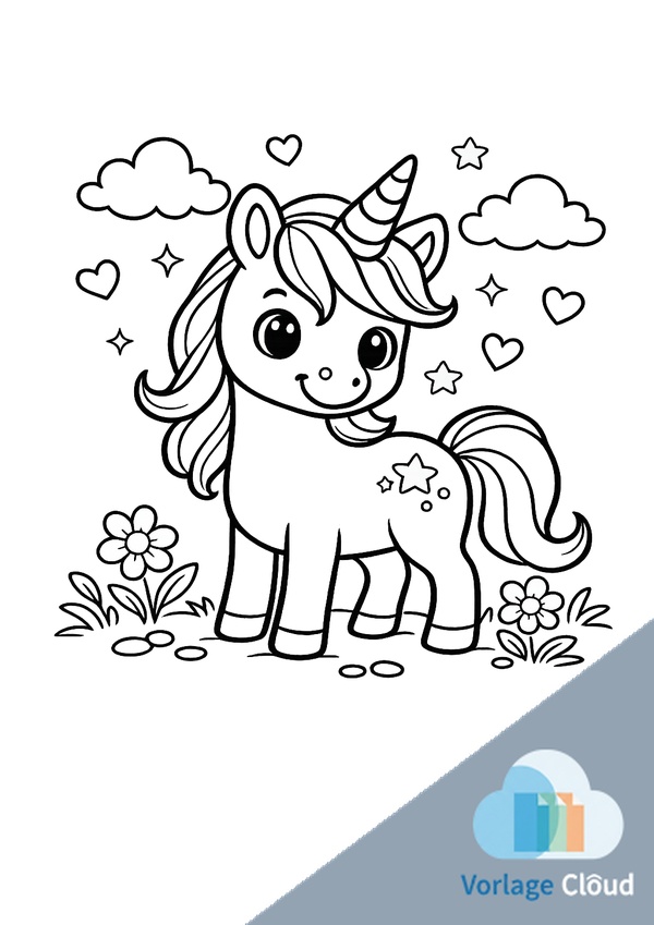 einhorn ausmalbilder zum ausdrucken