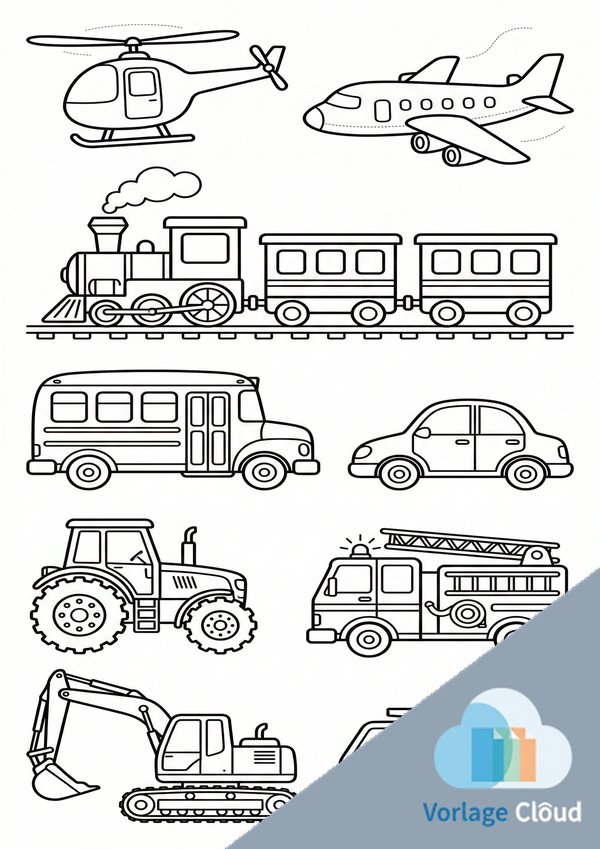 fahrzeuge ausmalbilder ab 3 jahre