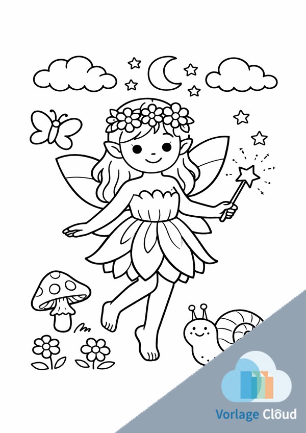 feen ausmalbilder