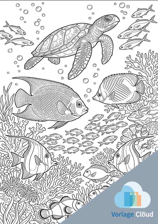 fischbilder zum ausmalen