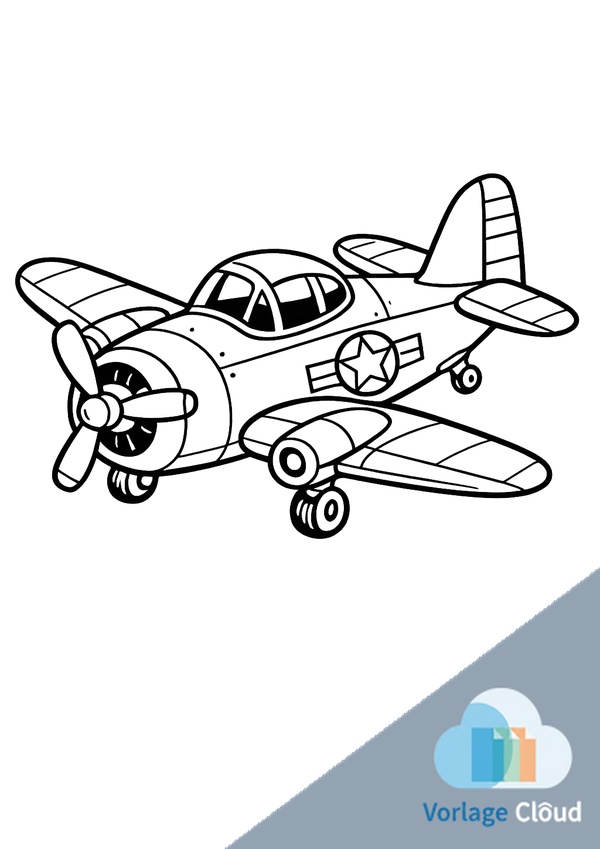 flugzeug ausmalbilder