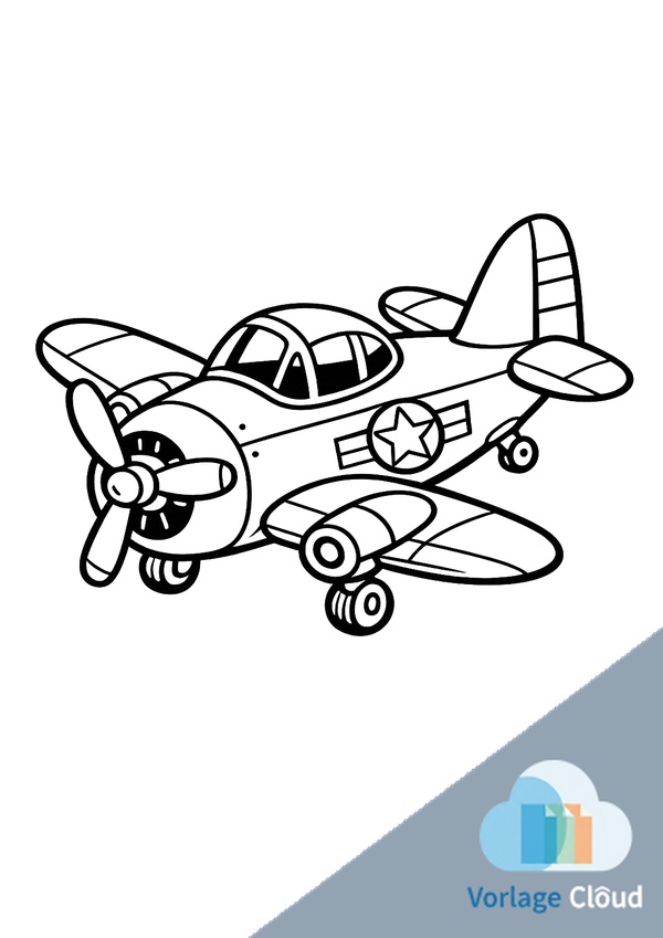 flugzeug zum ausdrucken kostenlos