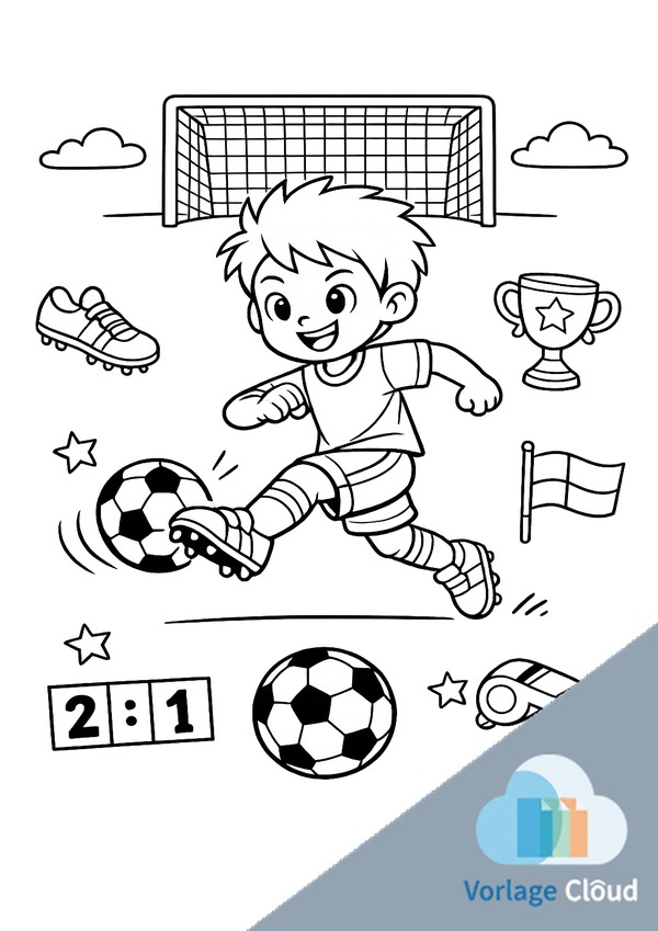 fussball ausmal bilder