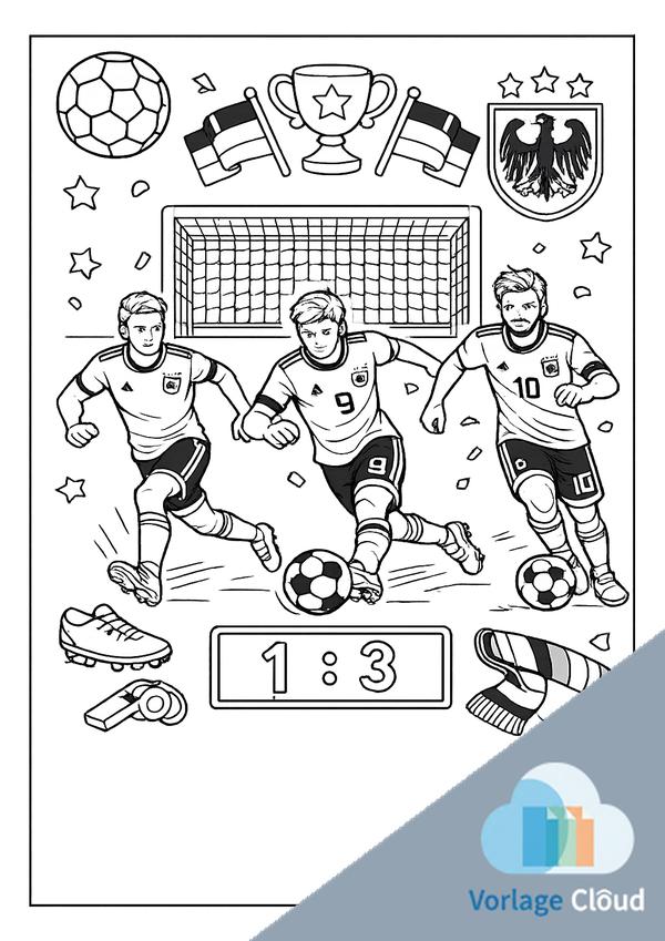 fussballer zum ausdrucken