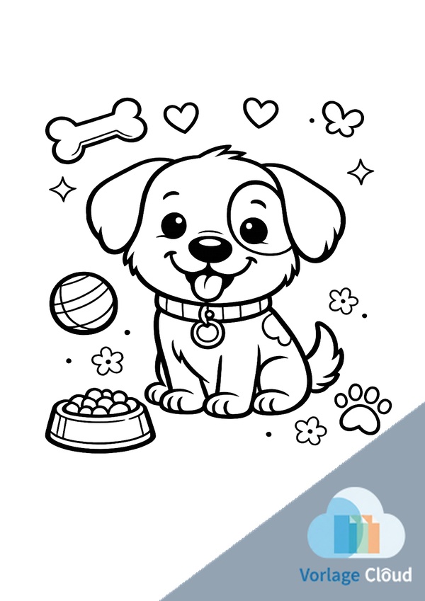 hund ausmalbilder