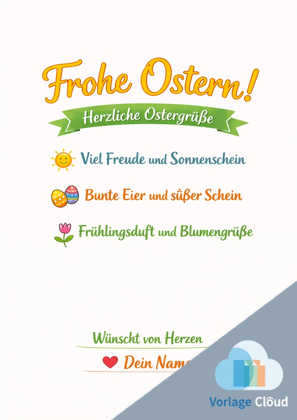 karten zu ostern