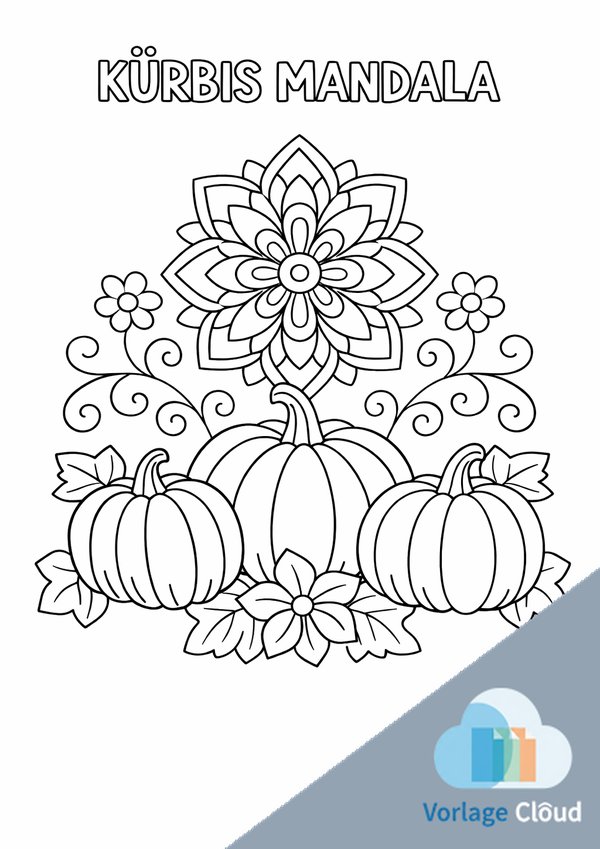 kürbis mandala