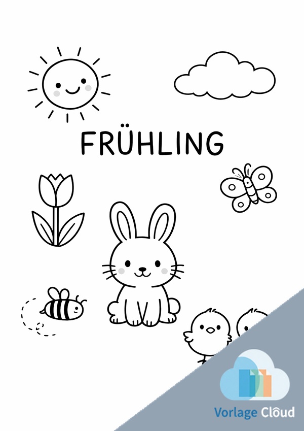 malvorlagen frühling