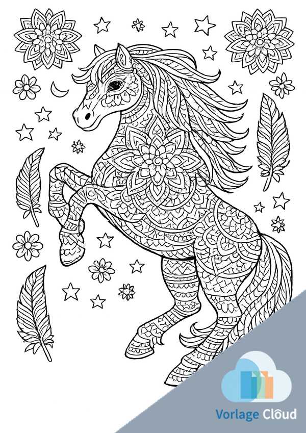 mandala pferde ausdrucken