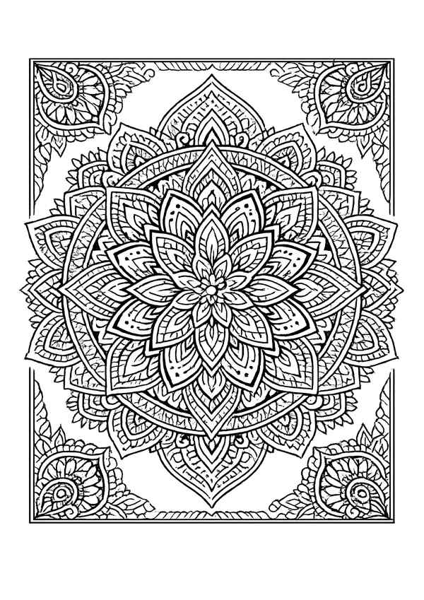 Mandala Zum Ausdrucken Für Erwachsene