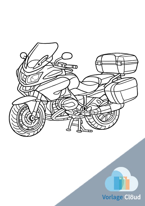 motorrad ausmailbilder zum ausdrucken