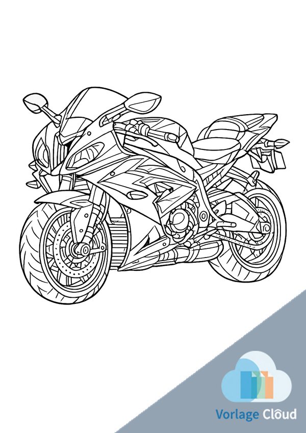 Motorrad Ausmalbilder Wm