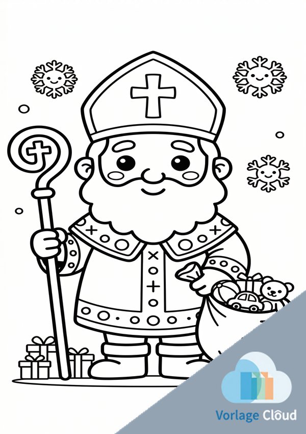 nikolaus ausmalbild