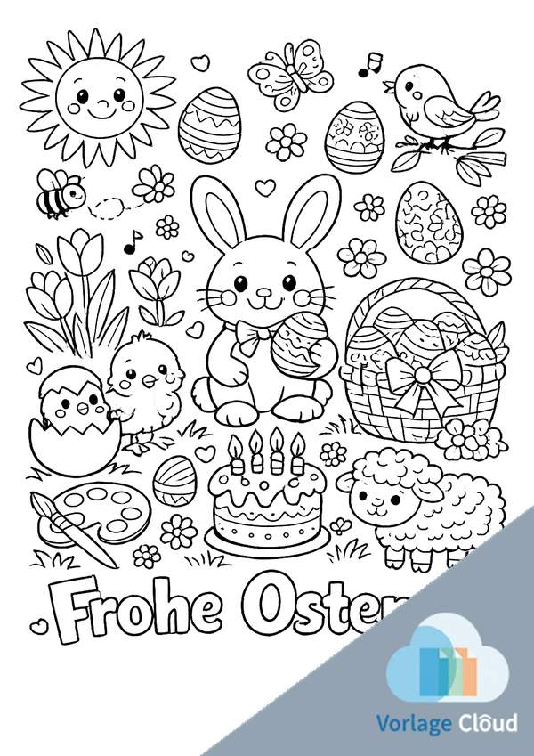 oster ausmalbilder