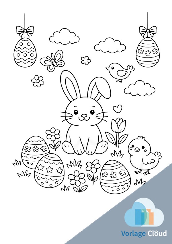 osterbilder zum ausmalen