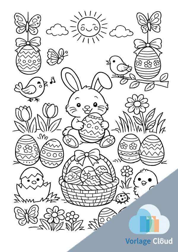 ostern malvorlage