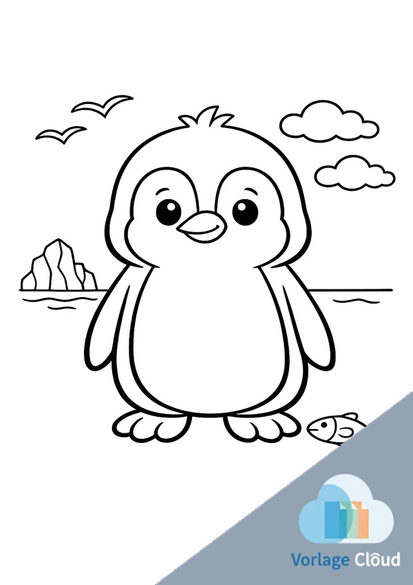 pinguine ausmalbilder kostenlos