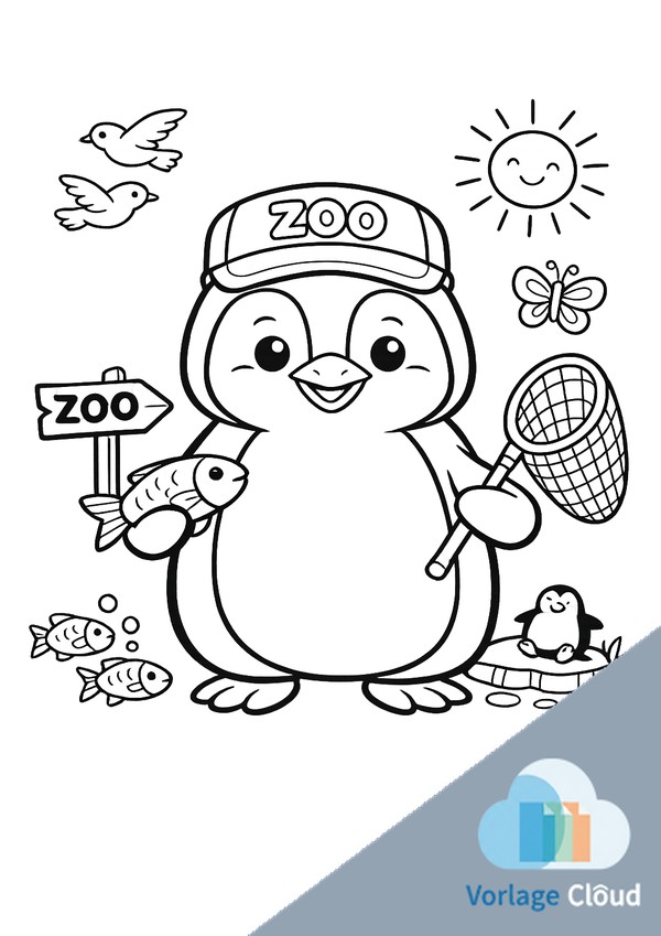 pinguine ausmalbilder