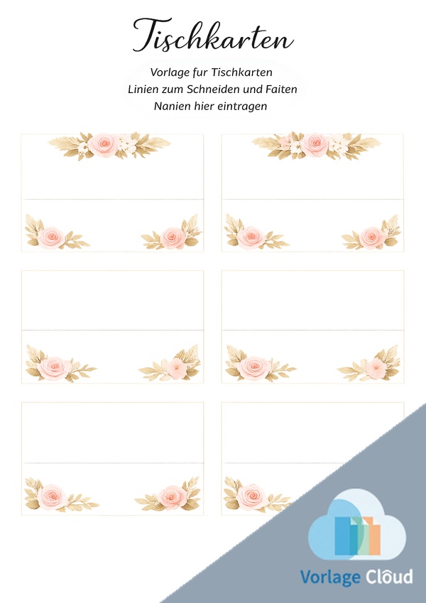 platzkarten hochzeit