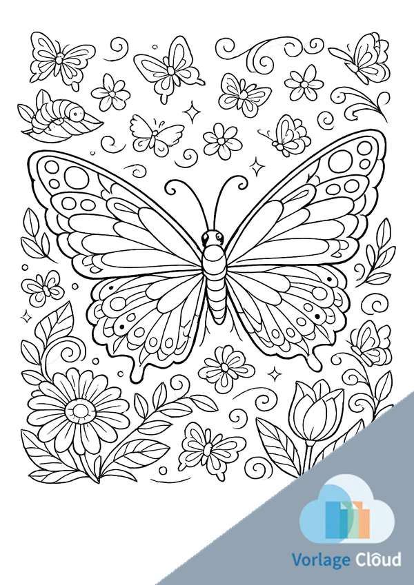 schmetterling zum ausdrucken