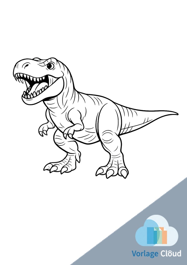 t rex ausmalbilder