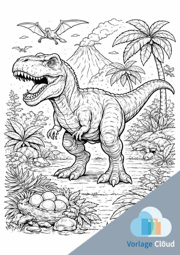 t rex ausmalbilder zum ausmalen