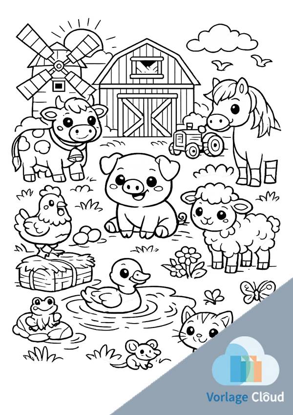 tier ausmalbilder zum ausdrucken